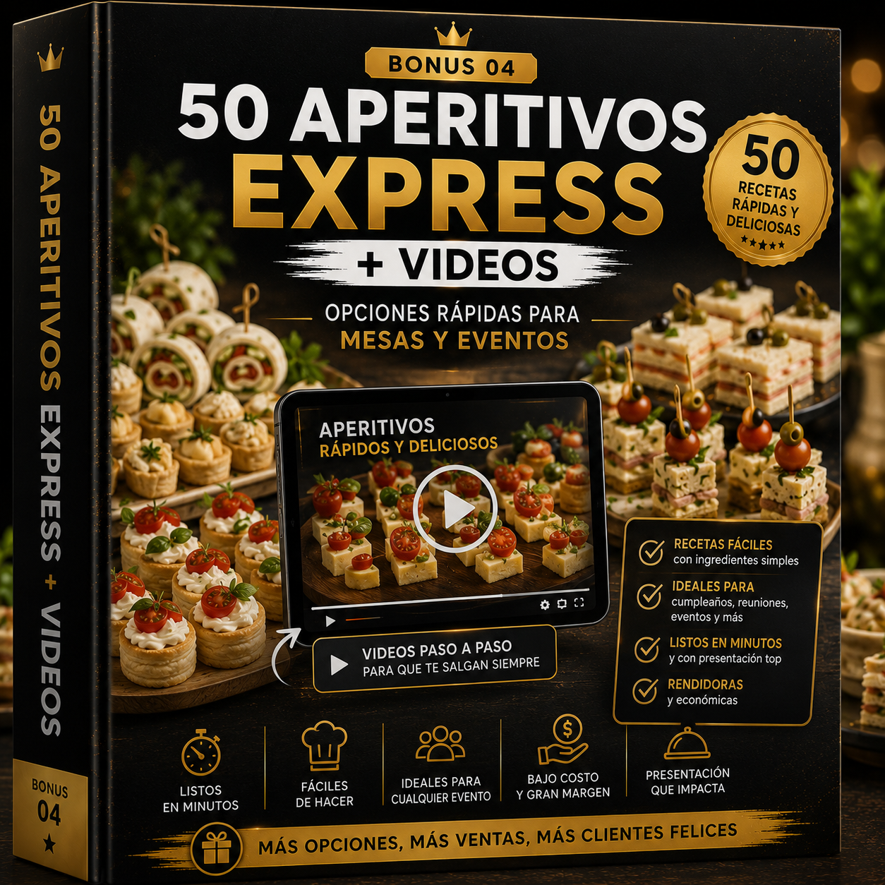 50 Aperitivos Express + Videos